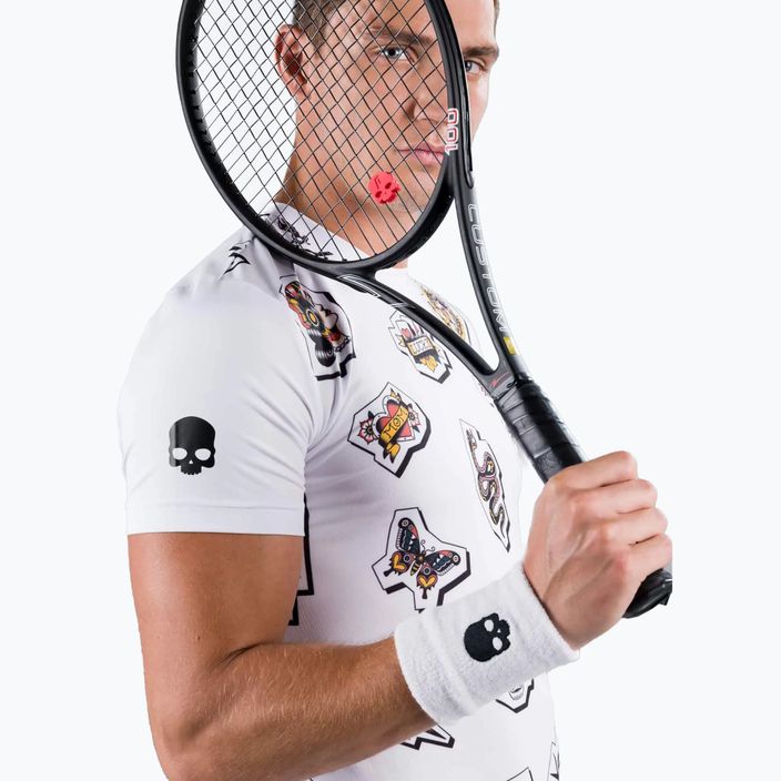 Koszulka tenisowa męska HYDROGEN Tattoo Tech white 5