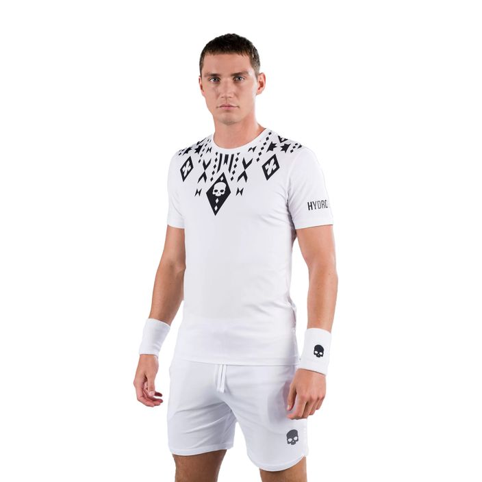 Koszulka tenisowa męska HYDROGEN Tribal Tech white
