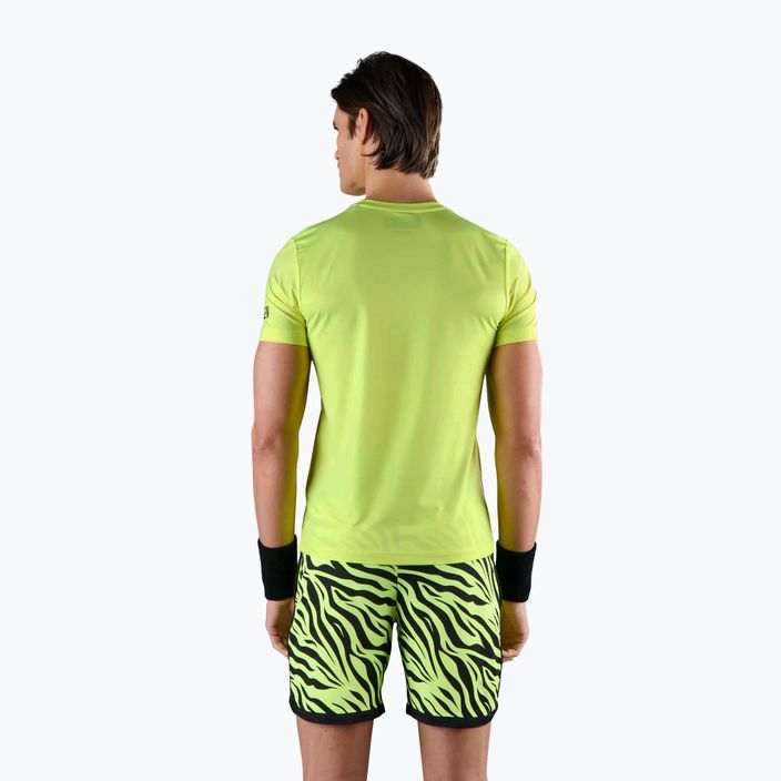 Koszulka tenisowa męska HYDROGEN Basic Tech Tee fluorescent yellow 2