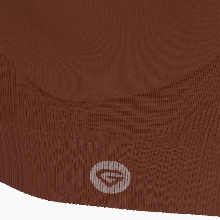 Biustonosz treningowy Gym Glamour Push Up chocolate 7