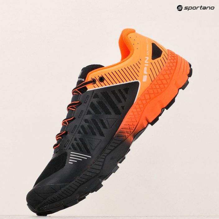 Buty do biegania męskie SCARPA Spin Ultra GTX orange fluo/black 20