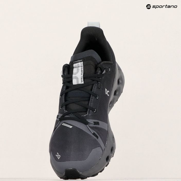 Buty do biegania damskie On Running Cloudsurfer Trail Waterproof black/eclipse 7