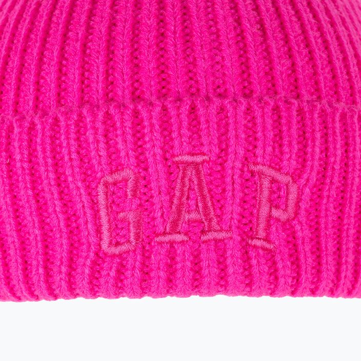 Czapka damska GAP V-Logo Beanie standout pink 6