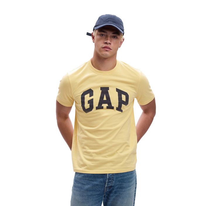 Koszulka męska GAP Soft Basic Logo new chamois 2