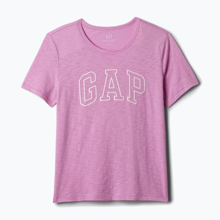 Koszulka damska GAP Logo Slub Tee sugar pink 4