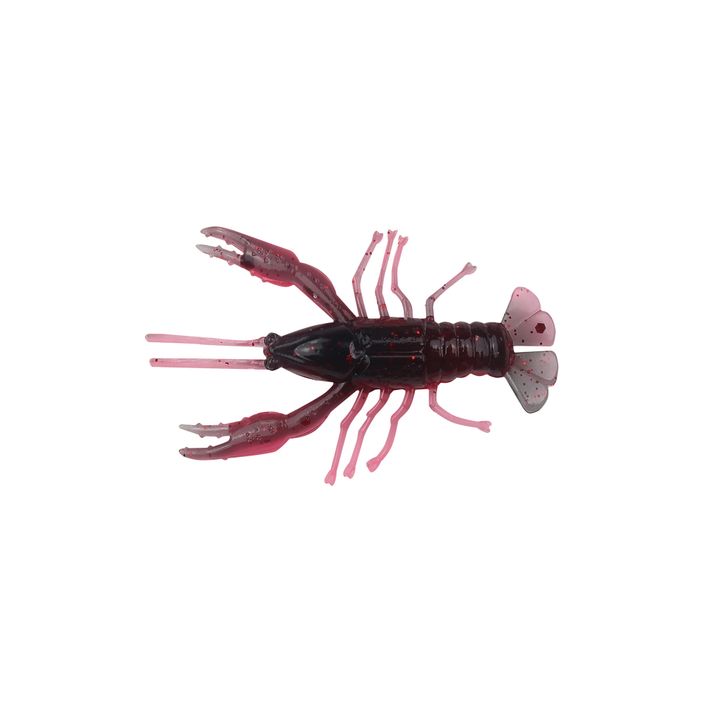 Przynęta gumowa Relax Crawfish 1 Laminated 8 szt. black/red glitter/super red 2