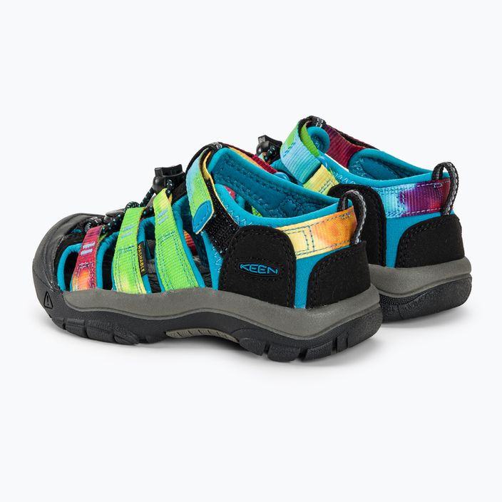 Sandały dziecięce KEEN Newport H2 rainbow tie dye 3