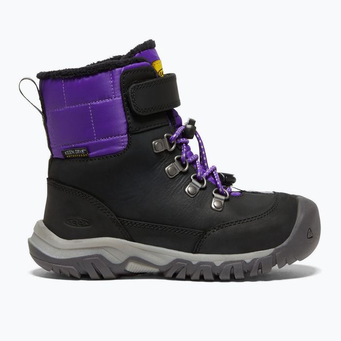 Śniegowce juniorskie KEEN Greta Boot WP black/purple 11
