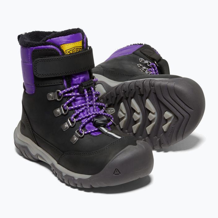 Śniegowce juniorskie KEEN Greta Boot WP black/purple 13