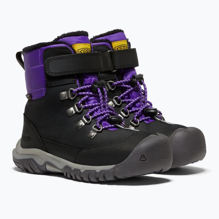 Śniegowce juniorskie KEEN Greta Boot WP black/purple 14
