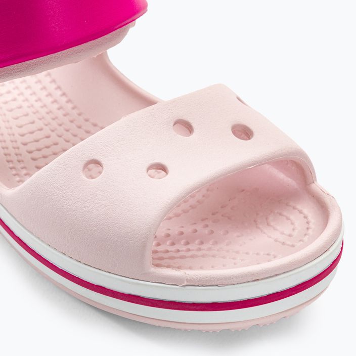 Sandały dziecięce Crocs Crockband Kids Sandalo barely pink/candy pink 7