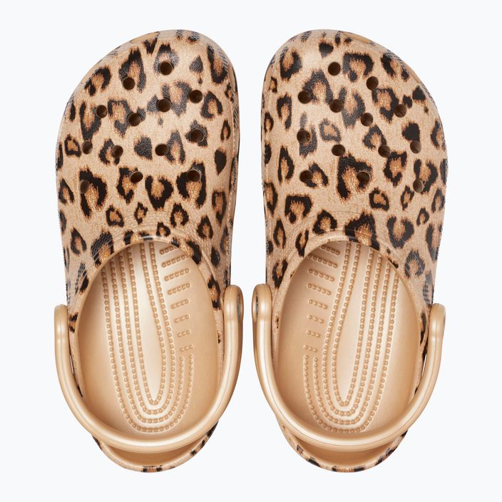 Klapki Crocs Classic Printed Clog leopard/gold 13