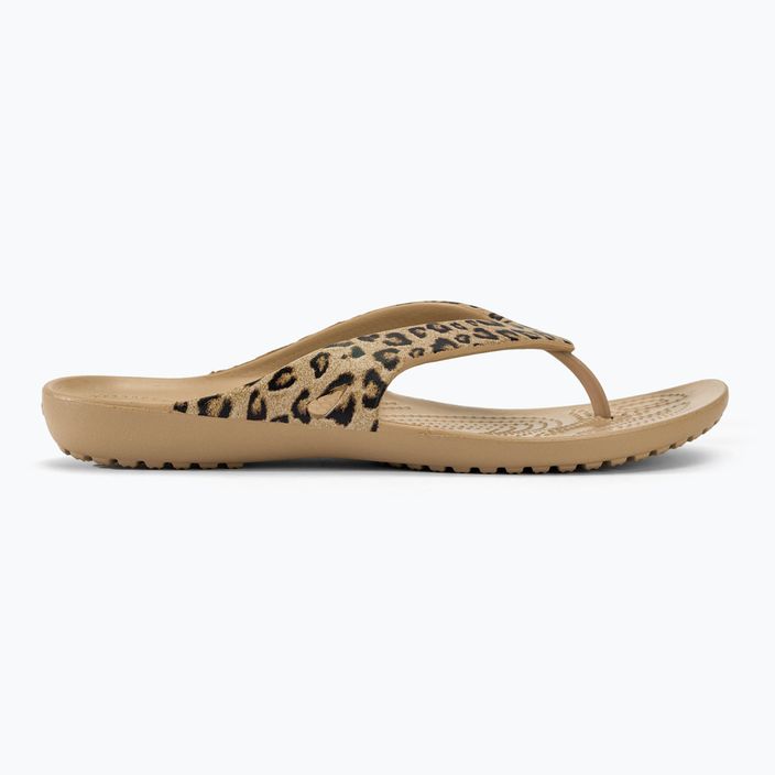 Japonki damskie Crocs Kadee II Leopard leopard/gold 2