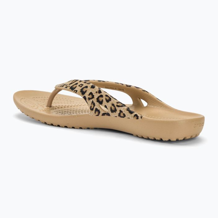 Japonki damskie Crocs Kadee II Leopard leopard/gold 3