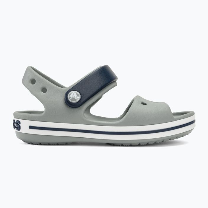 Sandały dziecięce Crocs Crocband Sandal Kids light grey/navy 2