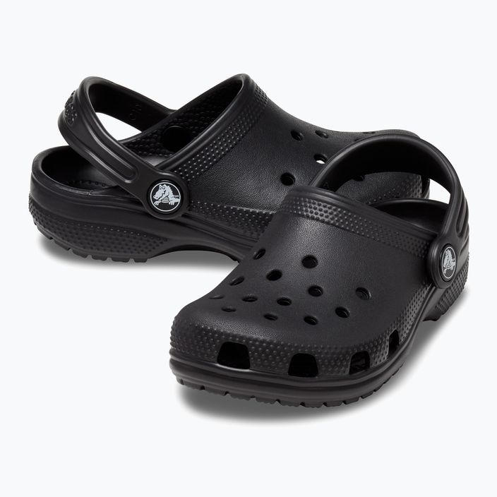Klapki dziecięce Crocs Classic Clog T black 8