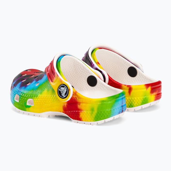 Klapki dziecięce Crocs Classic Tie-Dye Graphic Clog T multicolor 4