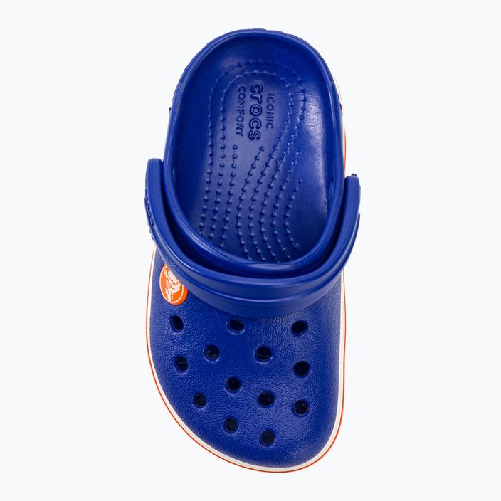 Klapki dziecięce Crocs Crocband Clog 207005 cerulean blue 8