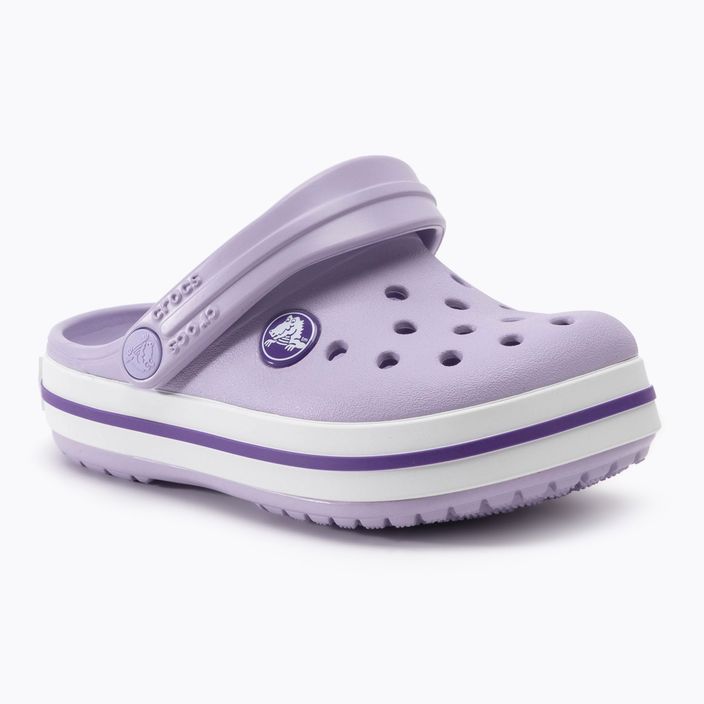 Klapki dziecięce Crocs Crocband Clog Toddler lavender/neon