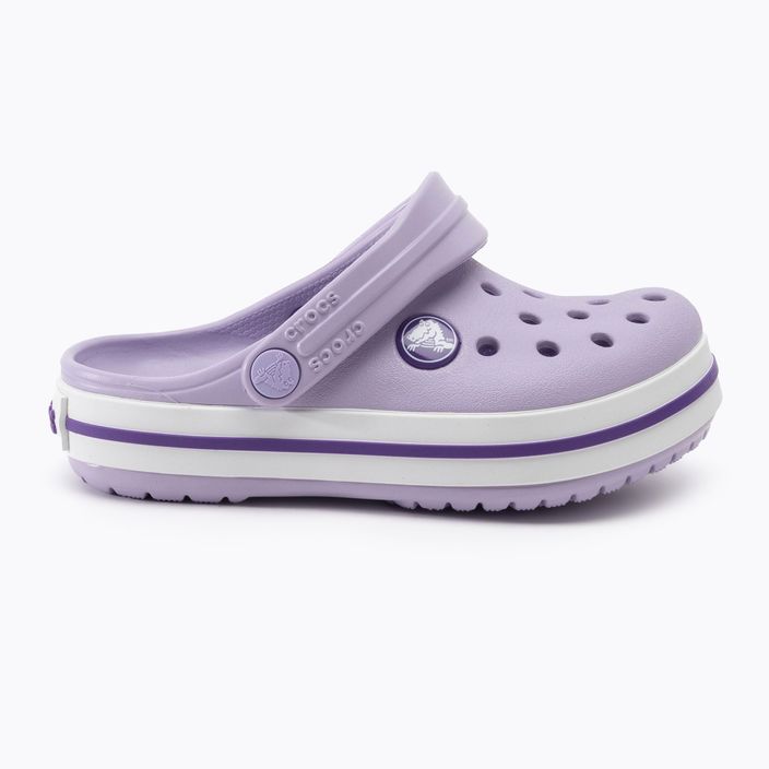 Klapki dziecięce Crocs Crocband Clog Toddler lavender/neon 3