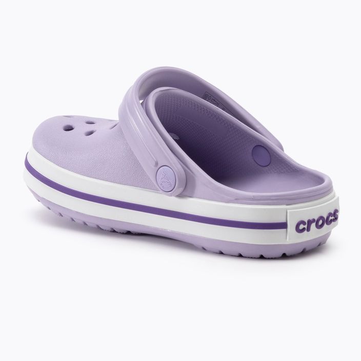Klapki dziecięce Crocs Crocband Clog Toddler lavender/neon 4