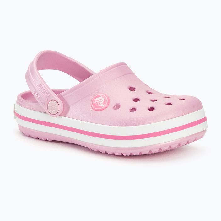 Klapki dziecięce Crocs Crocband Clog Toddler ballerina pink 2