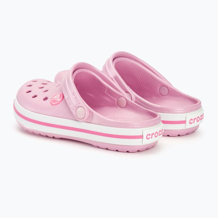 Klapki dziecięce Crocs Crocband Clog Toddler ballerina pink 3