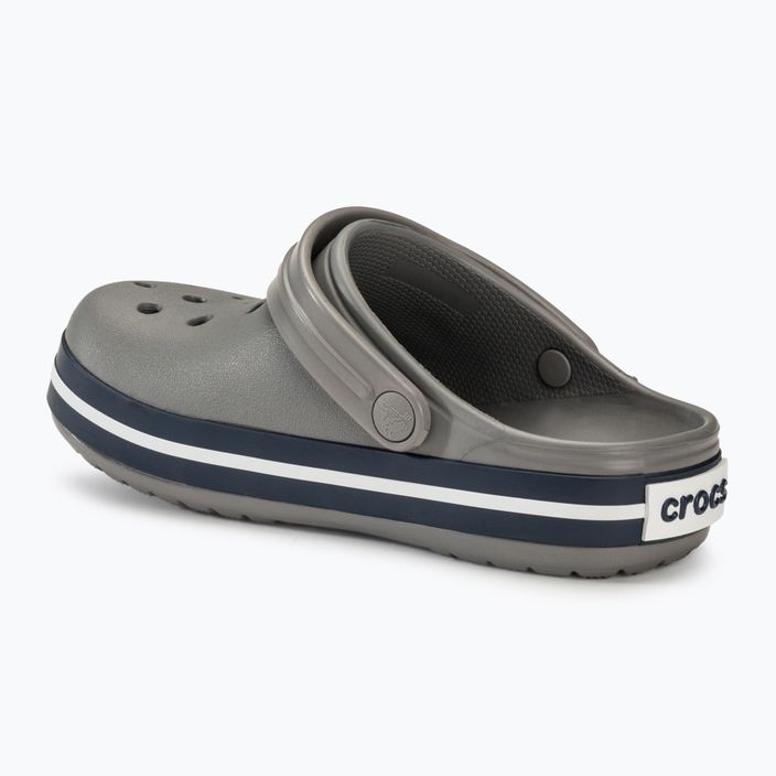 Klapki dziecięce Crocs Crocband Clog Kids smoke/navy 4