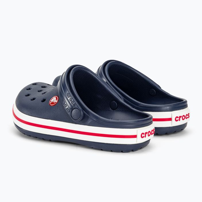 Klapki dziecięce Crocs Crocband Clog Kids navy/red 4