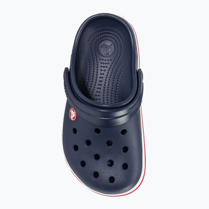 Klapki dziecięce Crocs Crocband Clog Kids navy/red 7