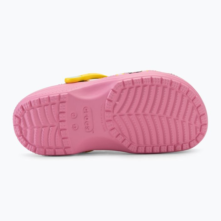 Klapki dziecięce Crocs Ron English Party Animals Classic Clog Kids pink lemonade/multi 6