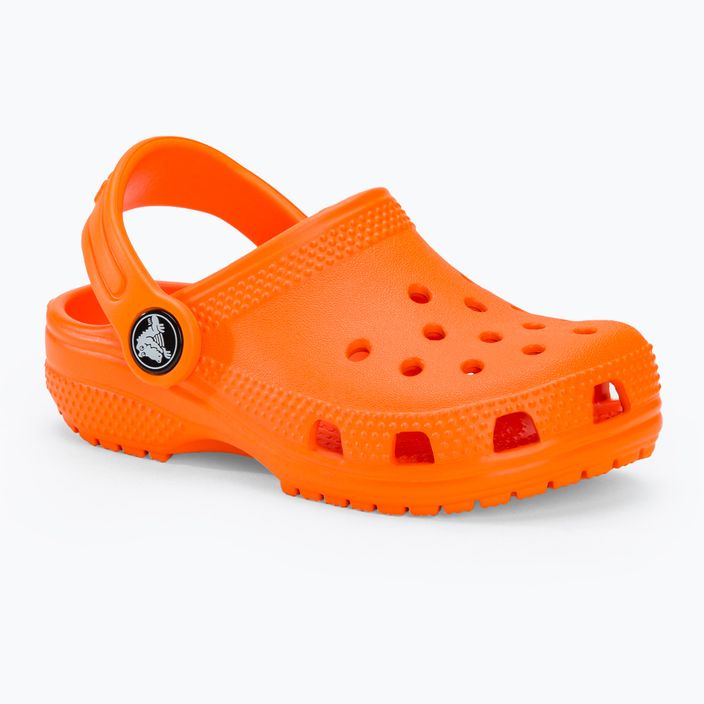 Klapki dziecięce Crocs Classic Clog T orange zing 2