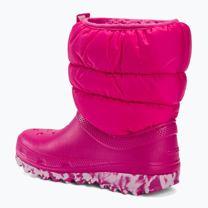 Śniegowce juniorskie Crocs Classic Neo Puff candy pink 3