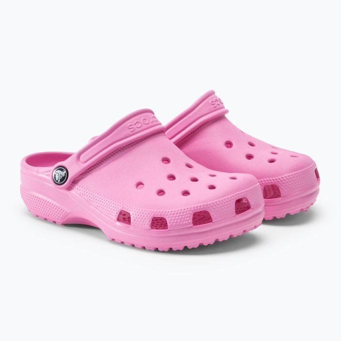 Klapki dziecięce Crocs Classic Clog Kids taffy pink 5