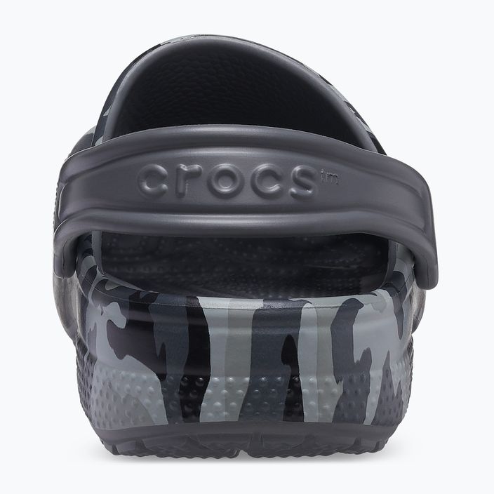 Klapki dziecięce Crocs Classic Camo Clog T black/grey 13