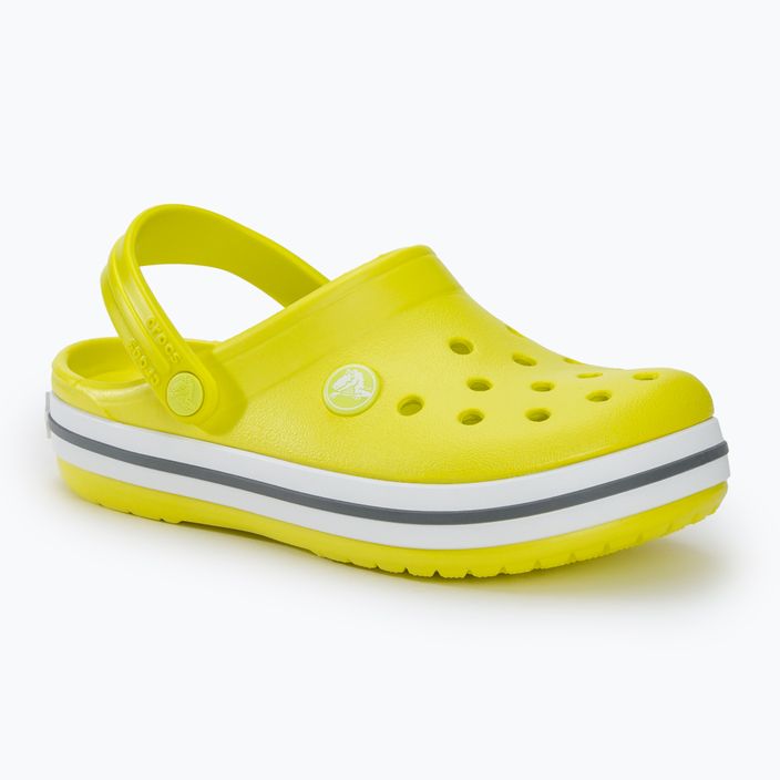 Klapki dziecięce Crocs Crocband Clog Kids citrus/grey 2