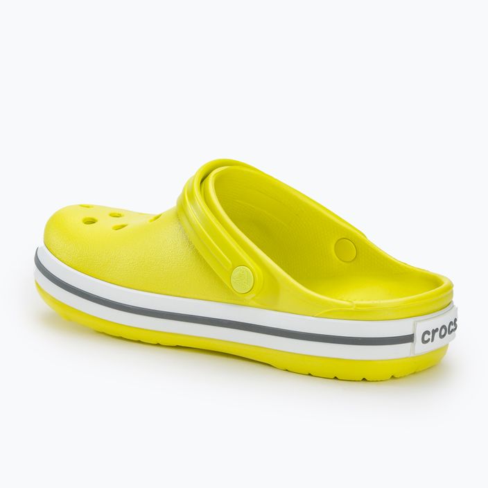 Klapki dziecięce Crocs Crocband Clog Kids citrus/grey 4