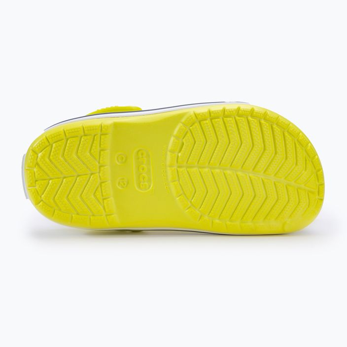 Klapki dziecięce Crocs Crocband Clog Kids citrus/grey 5