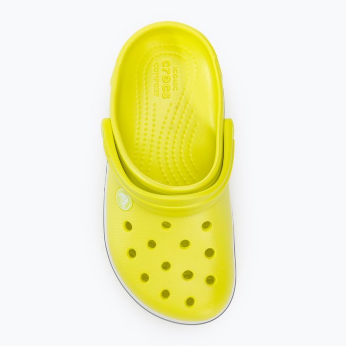 Klapki dziecięce Crocs Crocband Clog Kids citrus/grey 6