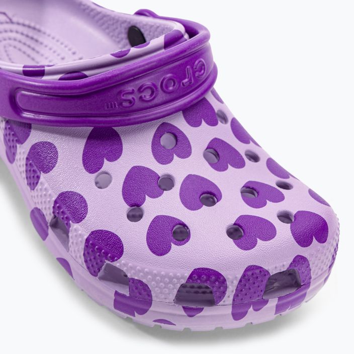 Klapki dziecięce Crocs Classic Easy Icon Clog lavender 9