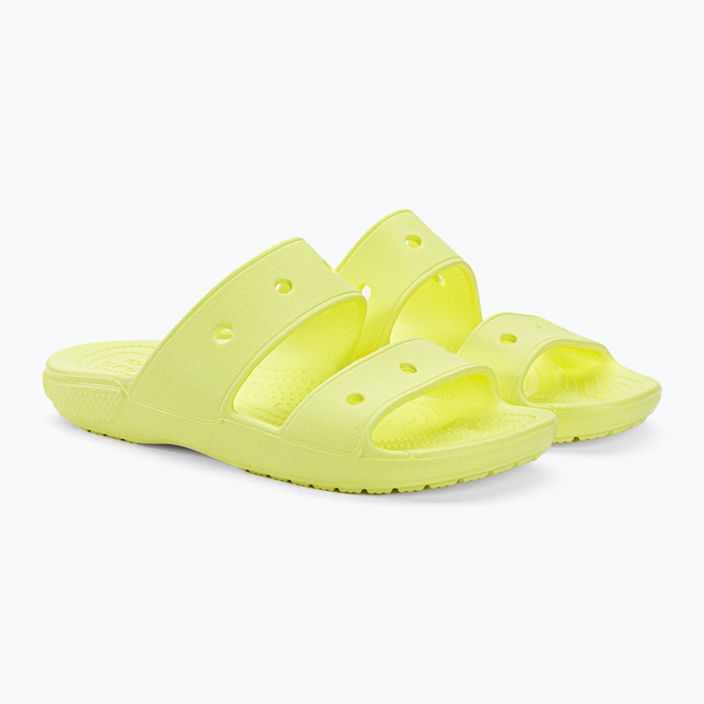 Klapki Crocs Classic Sandal giallo chiaro 4
