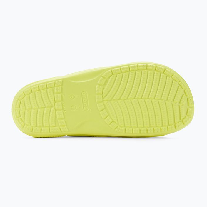 Klapki Crocs Classic Sandal giallo chiaro 5