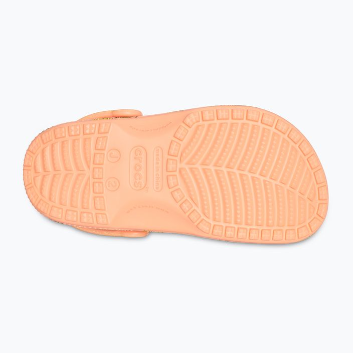 Klapki dziecięce Crocs Classic Pool Party Clog Kids papaya 15