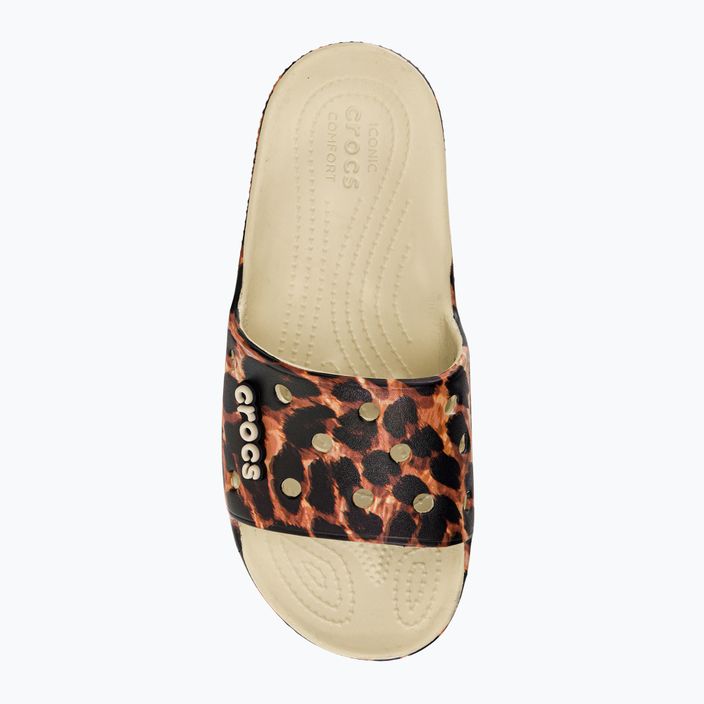 Klapki Crocs Classic Crocs Animal Remix Slide bone/leopard 6