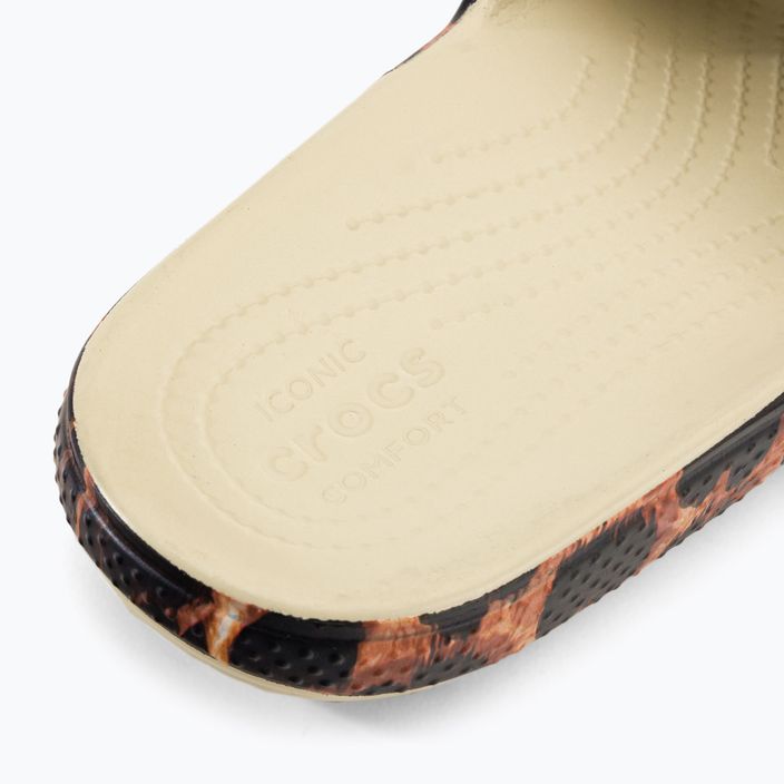 Klapki Crocs Classic Crocs Animal Remix Slide bone/leopard 8