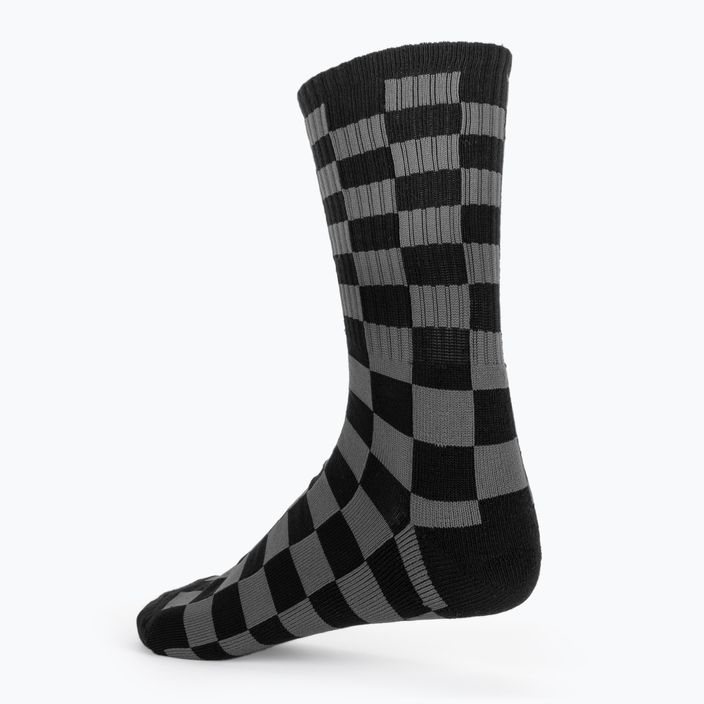 Skarpety męskie Vans Checkeboard Crew II black/charcoal 2