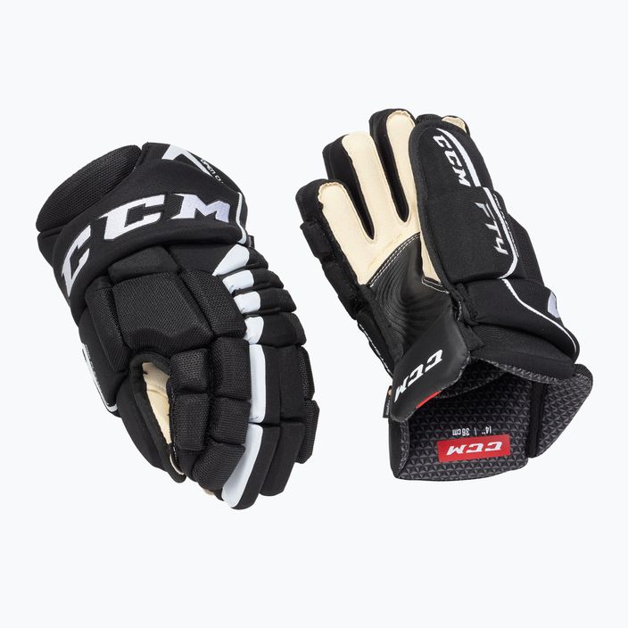 Rękawice hokejowe CCM JetSpeed FT4 SR black/white