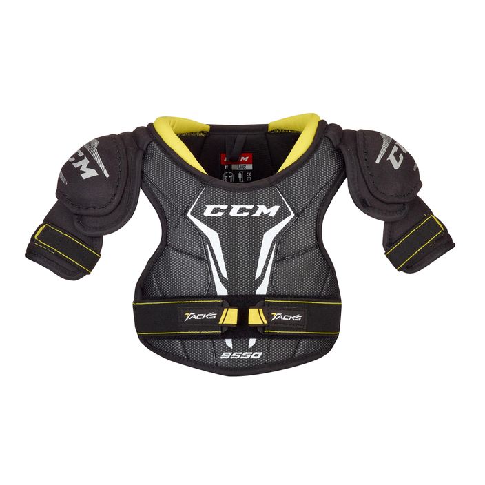 Naramienniki hokejowe dziecięce CCM Tacks 9550 JR black/green 2