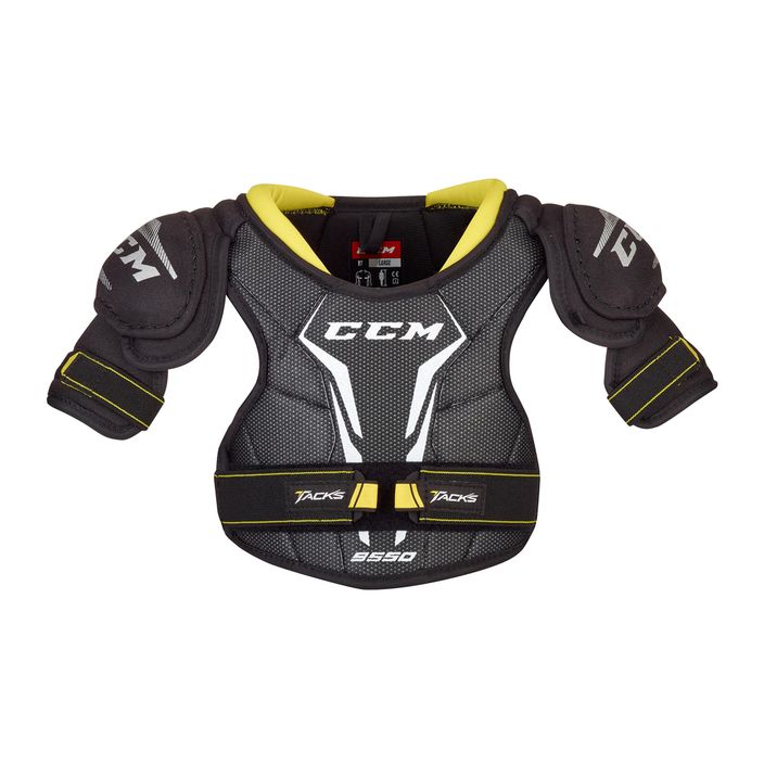 Naramienniki hokejowe dziecięce CCM Tacks 9550 YTH black/green 2