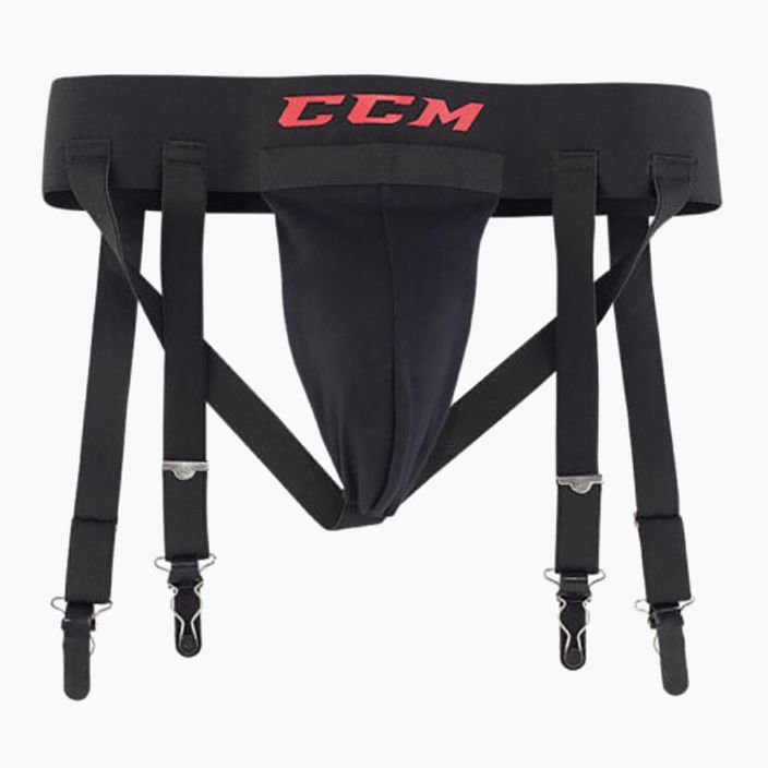 Suspensor bramkarski dziecięcy CCM Jock Combo JR black